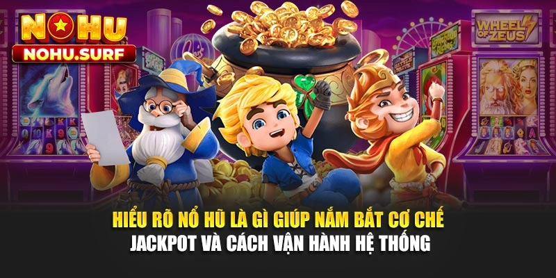 Hiểu rõ nổ hũ là gì giúp nắm bắt cơ chế Jackpot và cách vận hành hệ thống