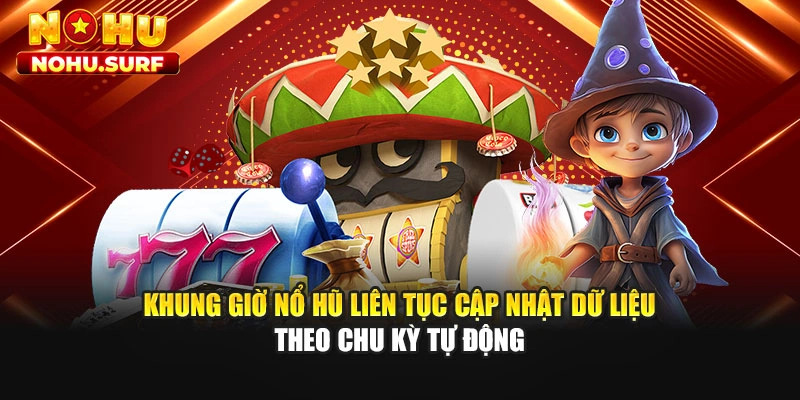 Khung giờ nổ hũ liên tục cập nhật dữ liệu theo chu kỳ tự động